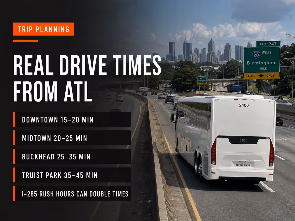 ATL to Atlanta Hotel Districts: What to Know for Each Area — Party Bus in Atlanta