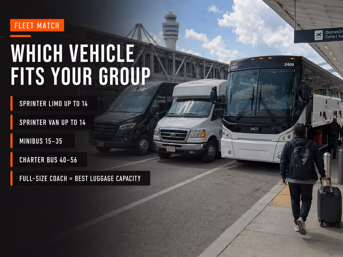 Which Vehicle Fits Your Group? — Party Bus in Atlanta