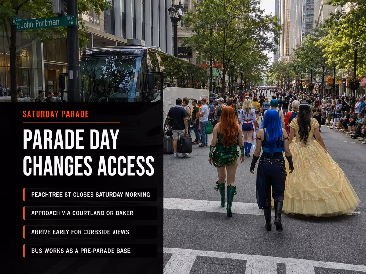 The Dragon Con Parade: What Saturday Morning Means for Your Transportation Plan — Party Bus in Atlanta