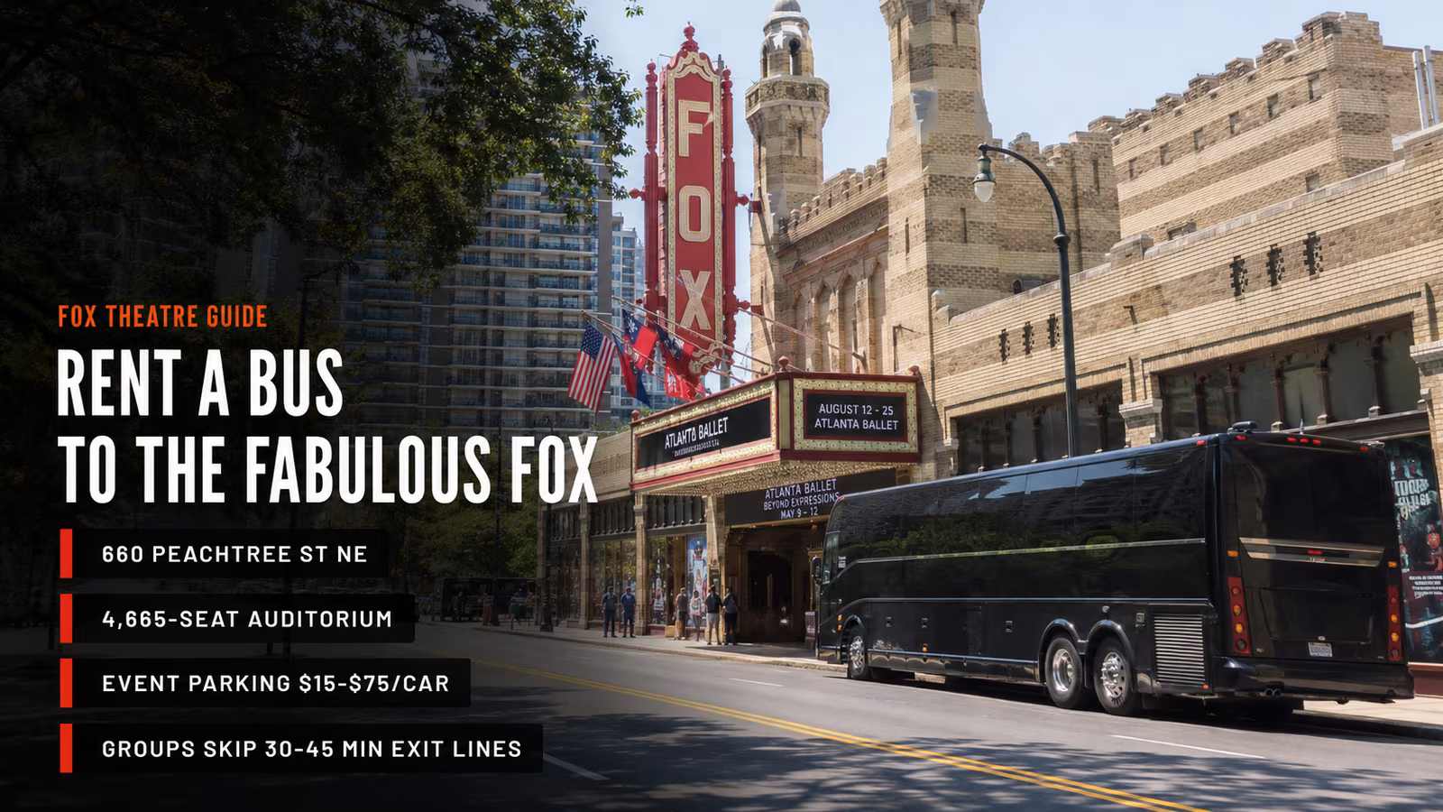 Rent a Bus to the Fox Theatre