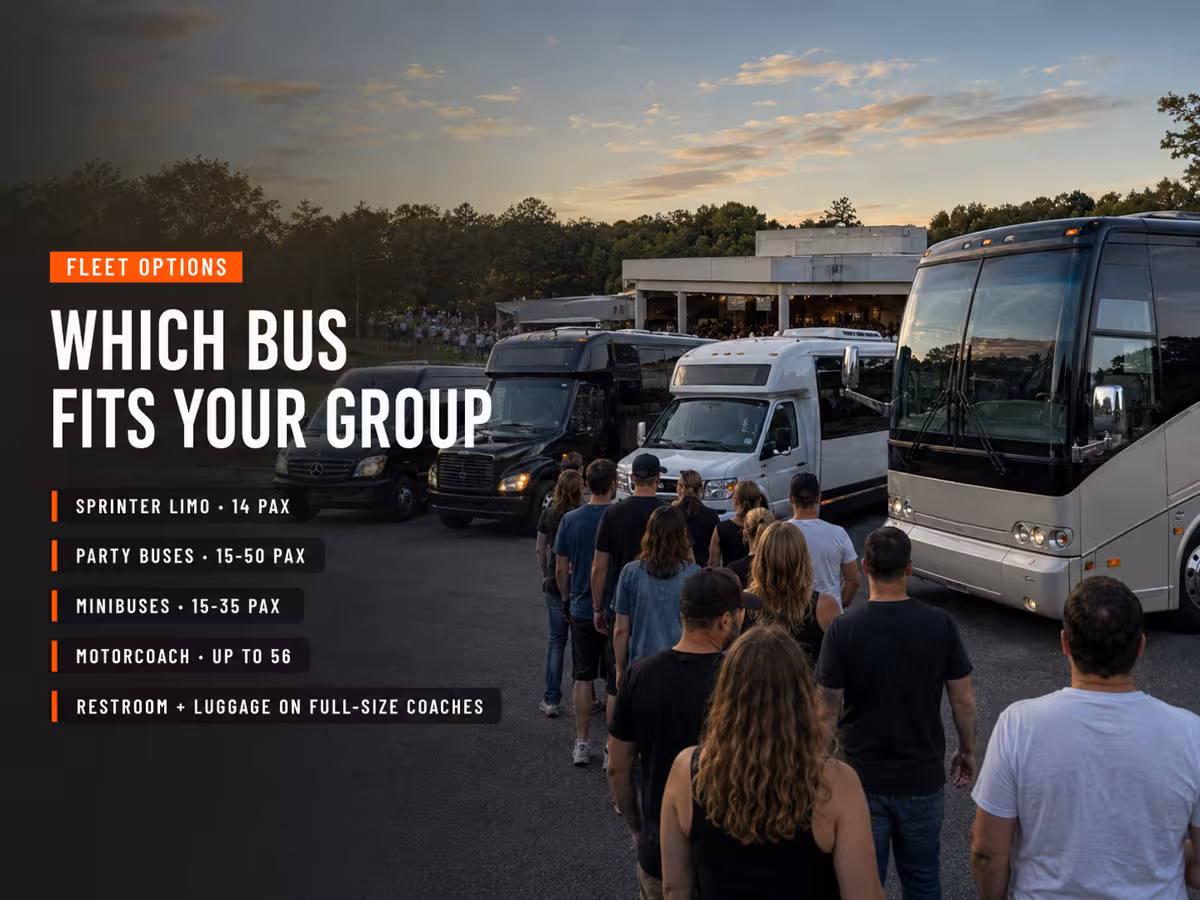 Which Bus is Right for Your Concert Group? — Party Bus in Atlanta