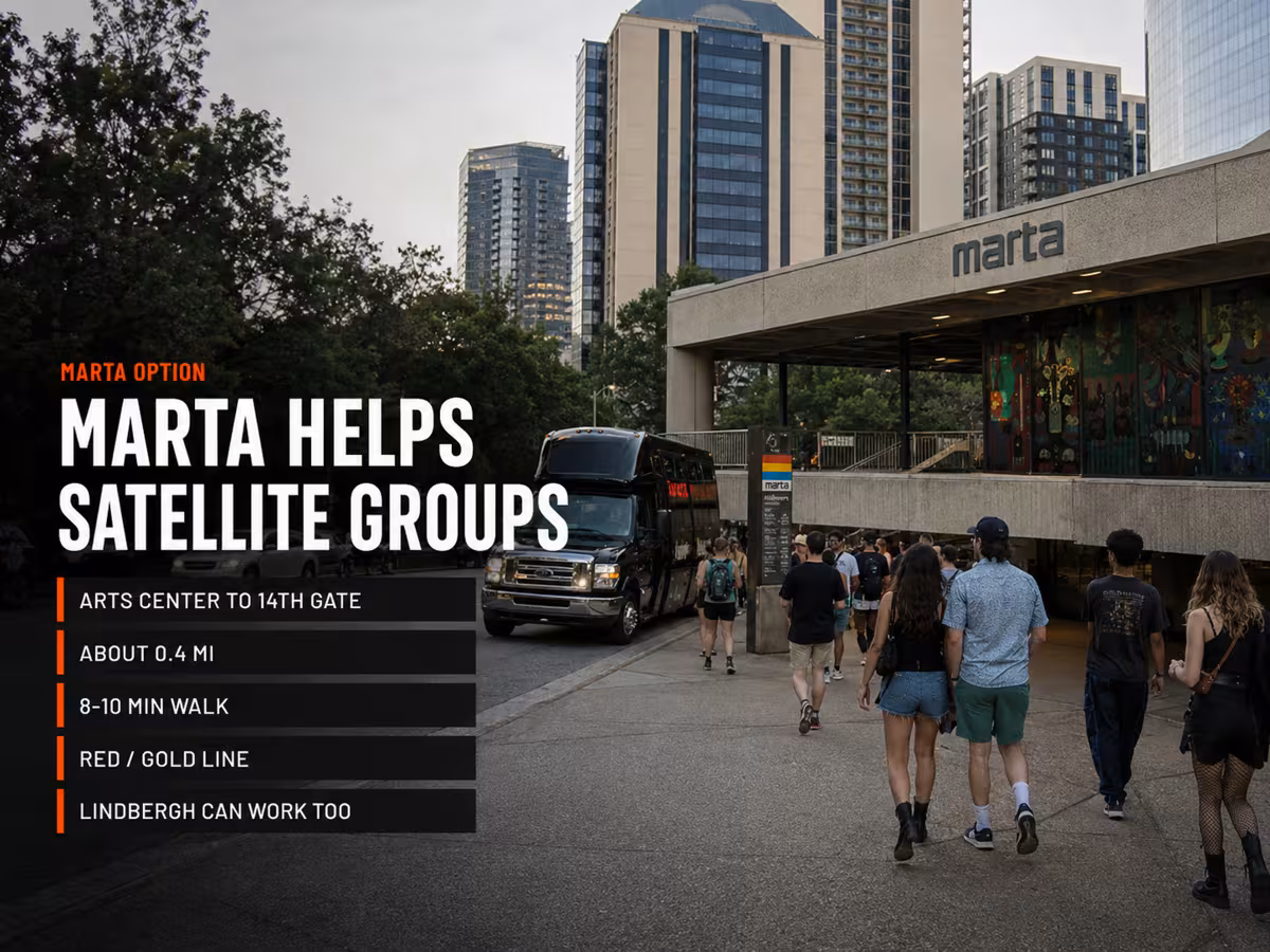Getting to Piedmont Park by MARTA for Satellite Groups — Party Bus in Atlanta