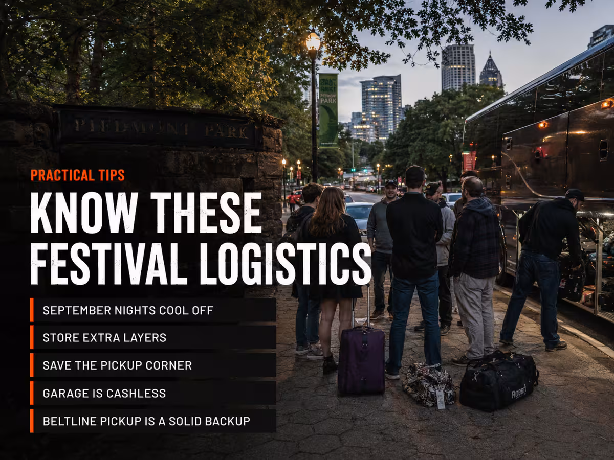 Practical Festival Logistics Worth Knowing Before You Arrive — Party Bus in Atlanta