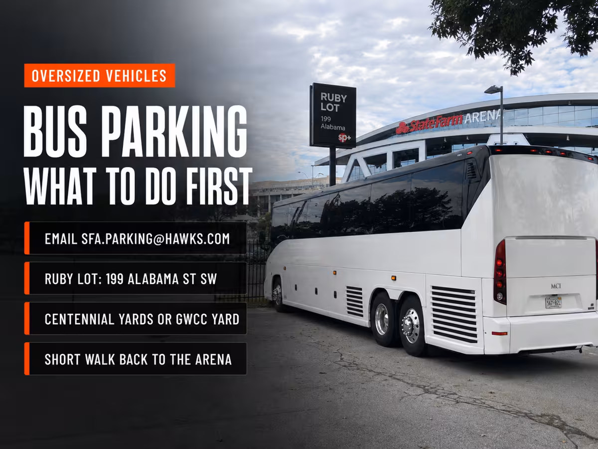 Bus and RV Parking at State Farm Arena: The Process You Need to Follow — Party Bus in Atlanta