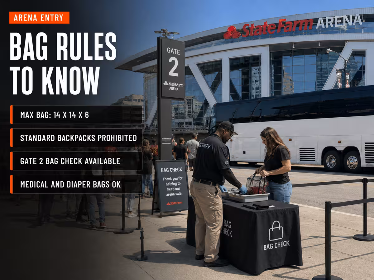 State Farm Arena Bag Policy: What Your Group Needs to Know — Party Bus in Atlanta