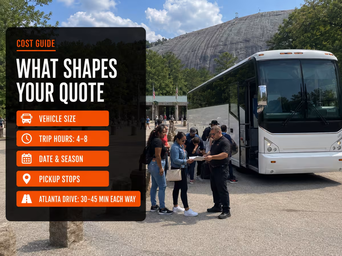 How Much Does It Cost to Rent a Bus to Stone Mountain Park? — Party Bus in Atlanta