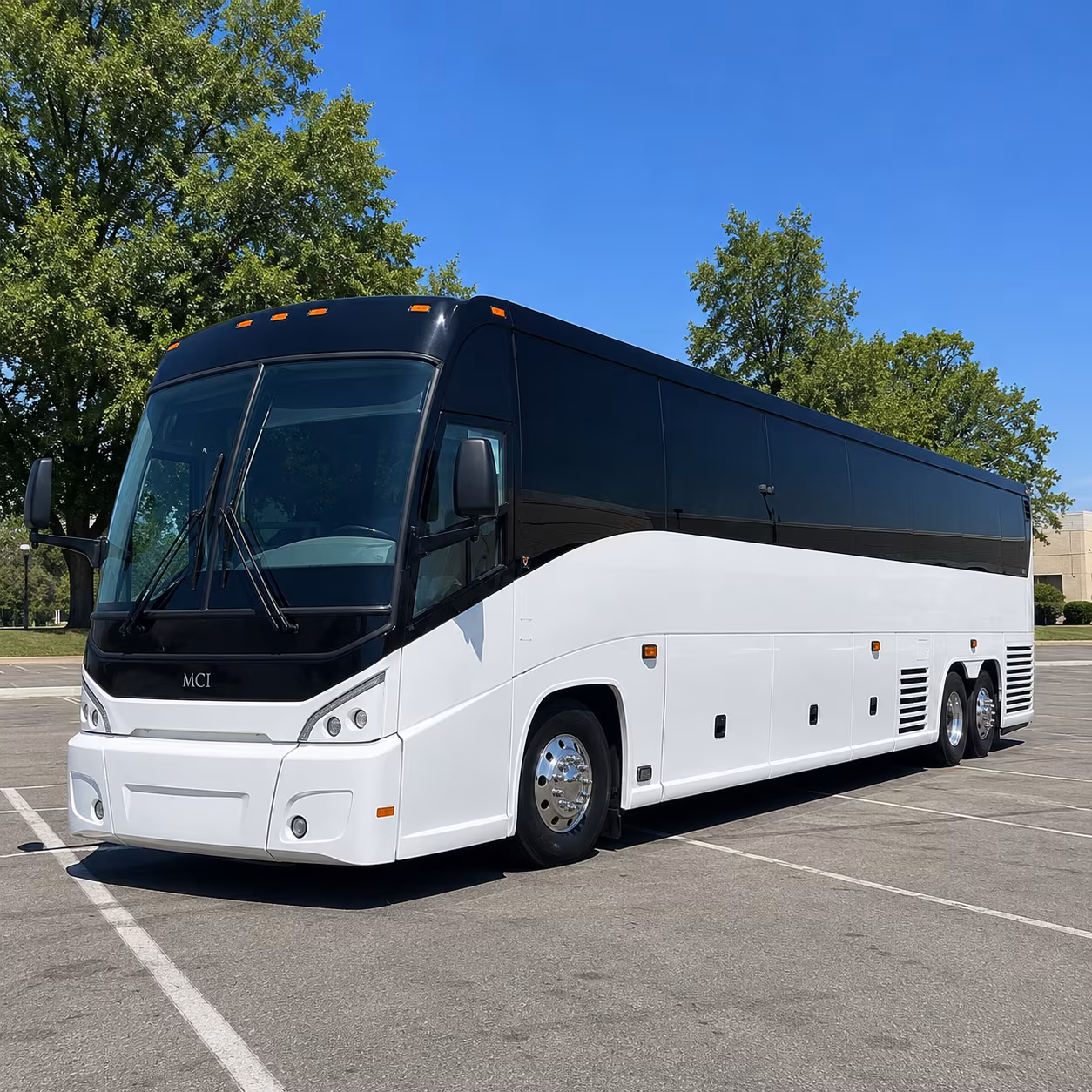 Atlanta Airport Shuttle & Transportation party bus exterior