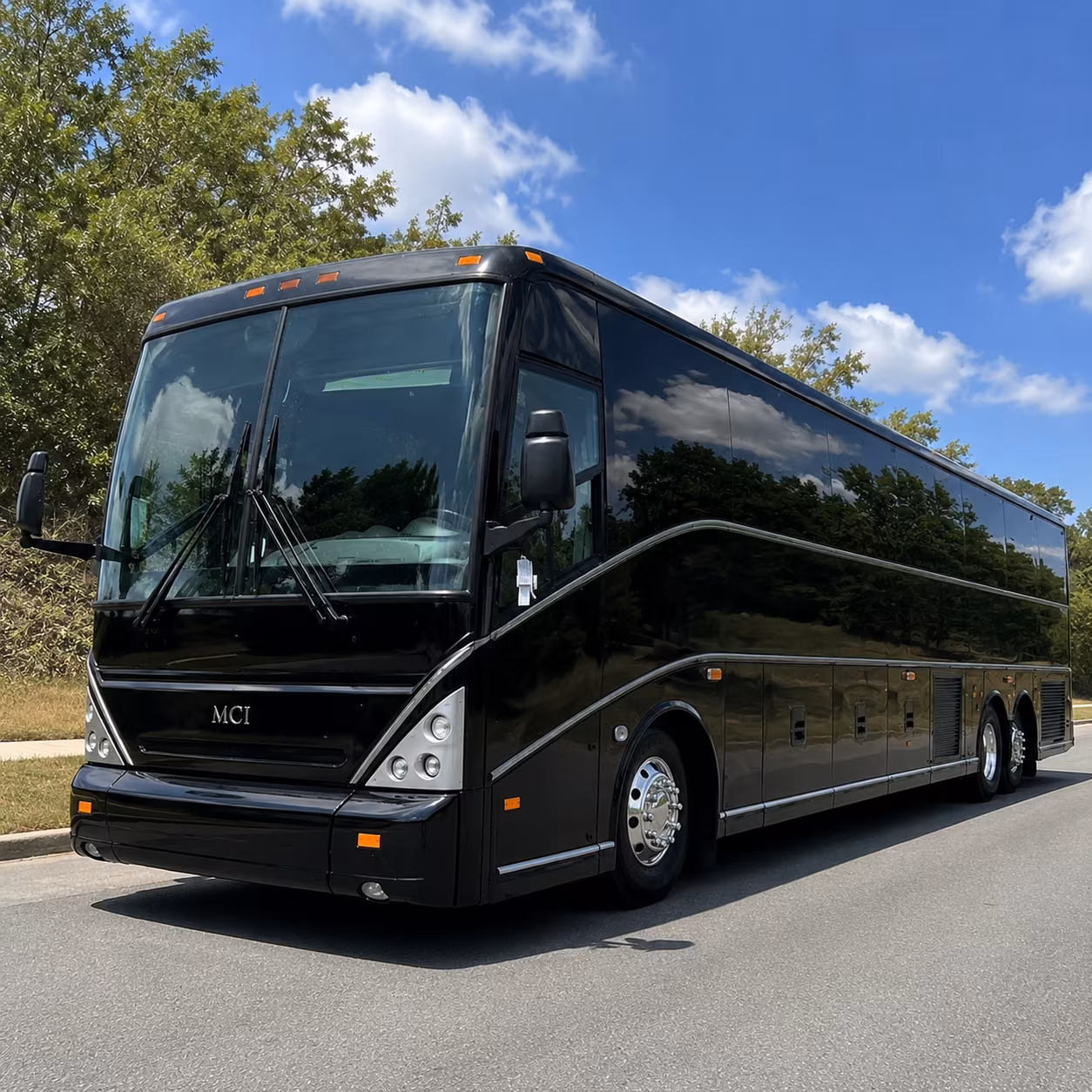 Atlanta Airport Shuttle & Transportation party bus exterior