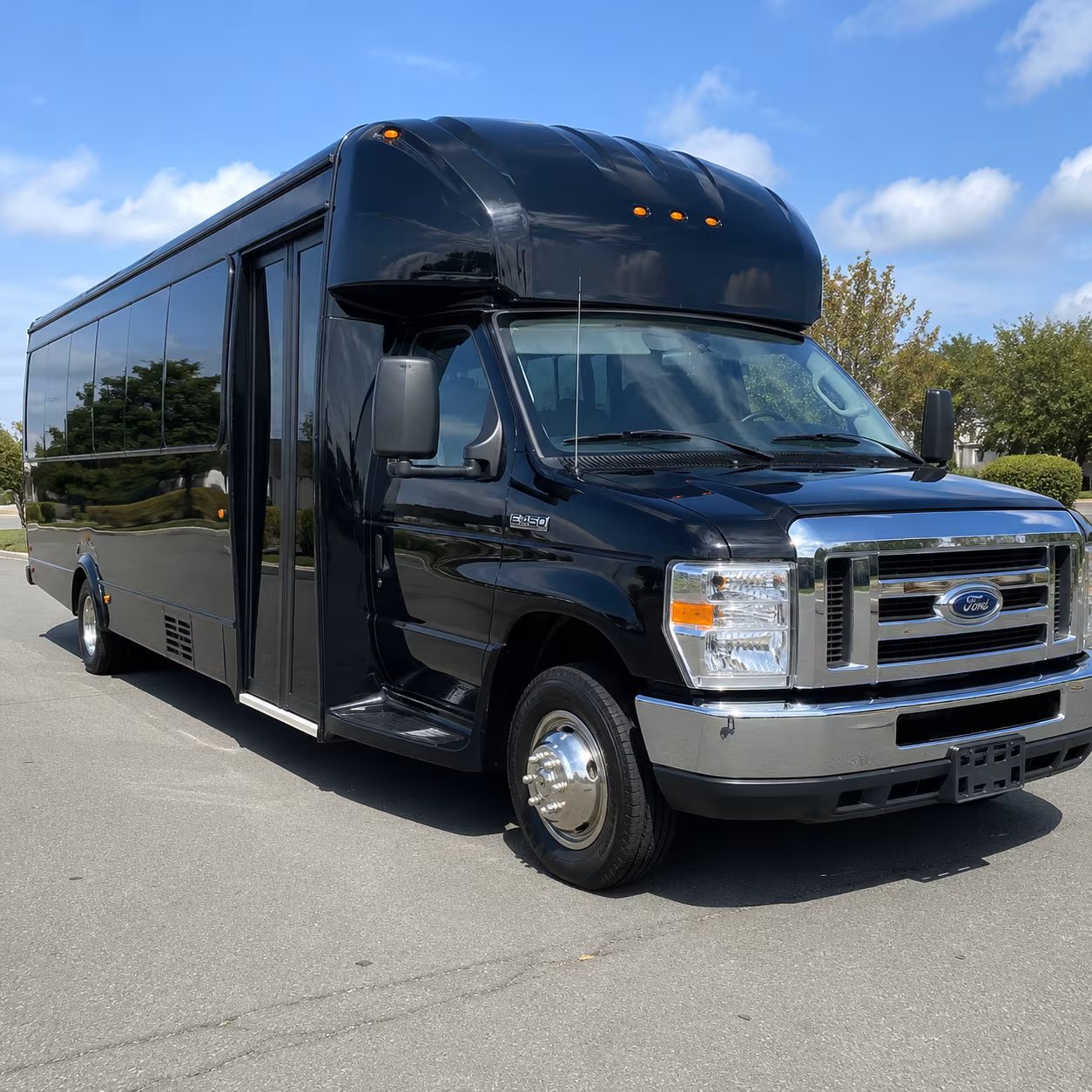 Atlanta Concert & Music Festival Transportation party bus exterior