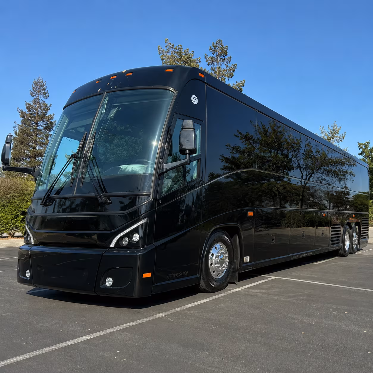 Atlanta Corporate Transportation party bus exterior