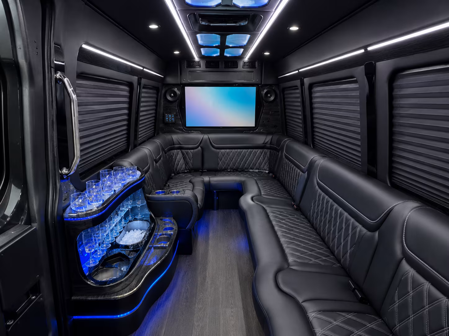 Atlanta Corporate Transportation party bus exterior