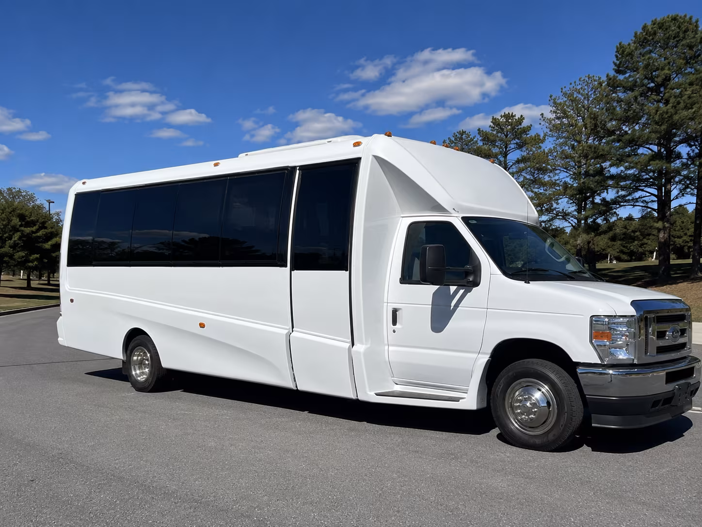 Atlanta Private Event Transportation party bus exterior