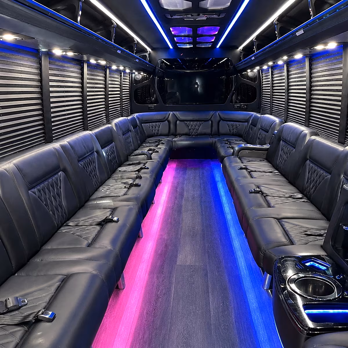 Atlanta Private Event Transportation onboard seating