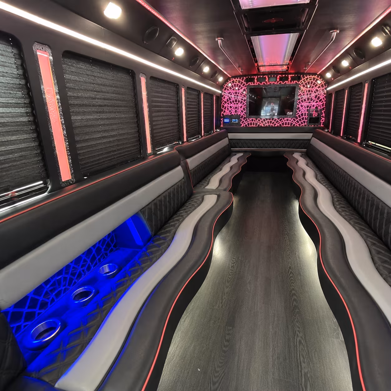 Atlanta Prom & Homecoming Transportation party bus exterior