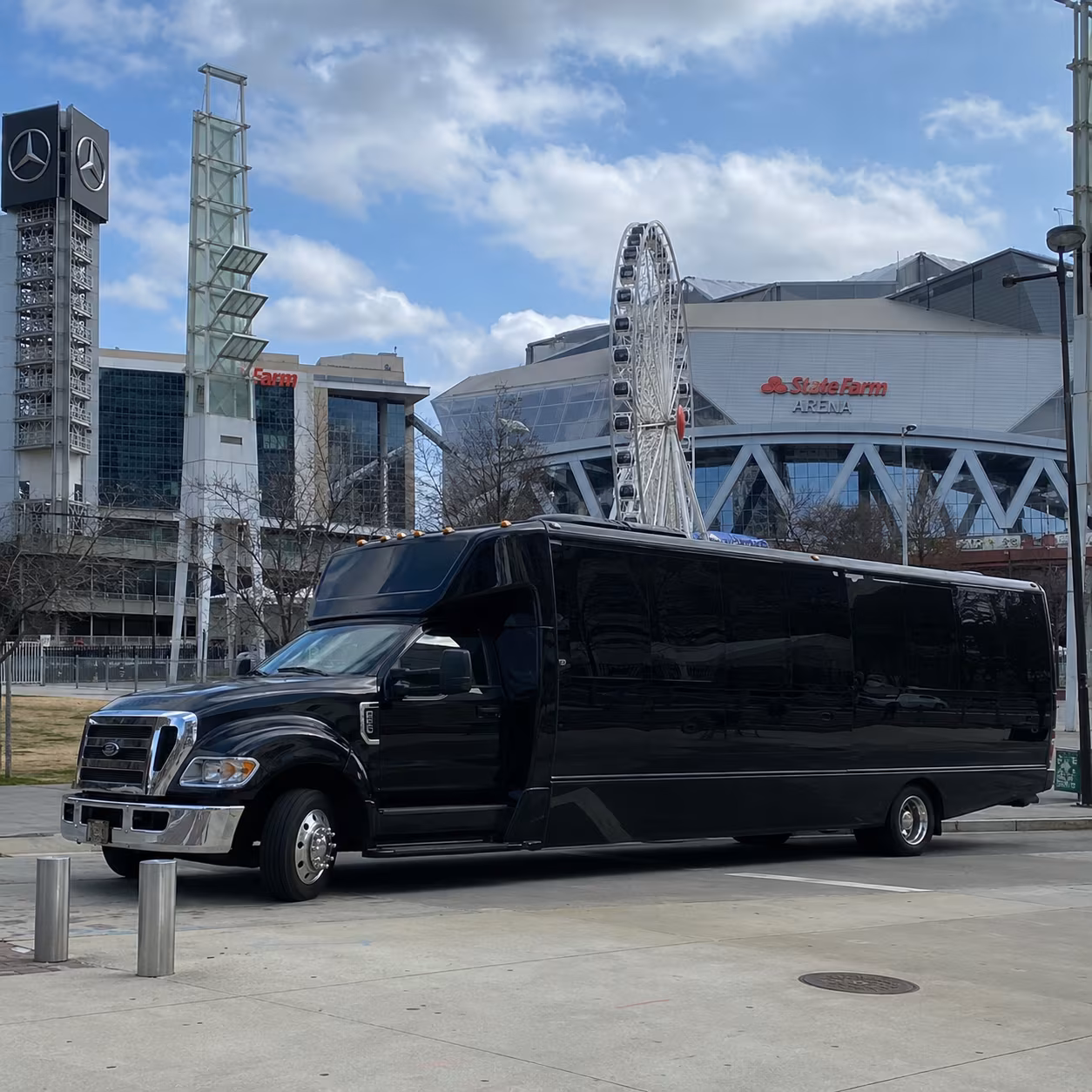 50 Passenger Party Bus Inside