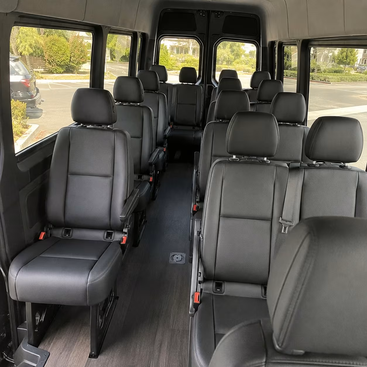 Sprinter Van Rental with Driver Interior