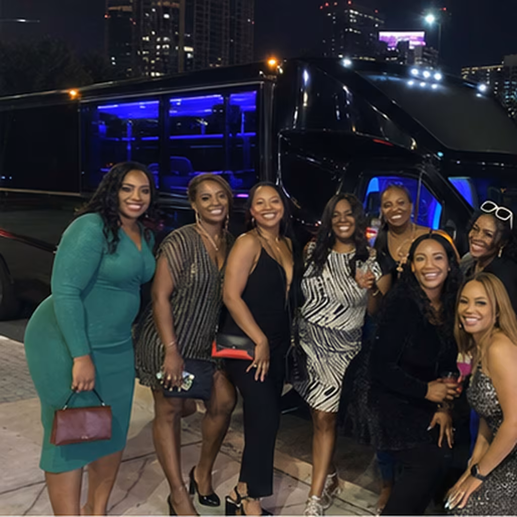 Atlanta birthday 01 adult milestone celebration for a metro Atlanta birthday party bus rental