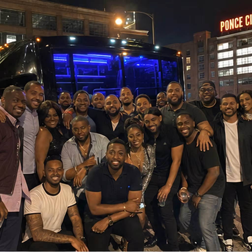 Atlanta birthday 02 adult milestone celebration for a metro Atlanta birthday party bus rental