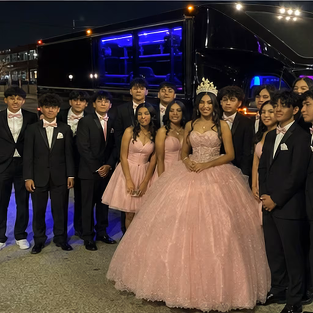 Atlanta birthday 03 quinceanera for a metro Atlanta birthday party bus rental
