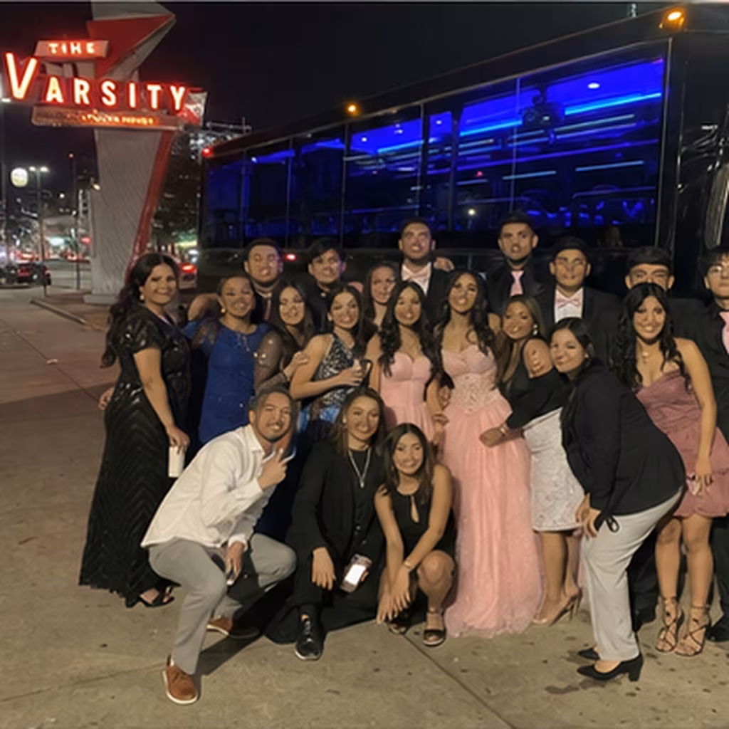 Atlanta birthday 04 quinceanera for a metro Atlanta birthday party bus rental