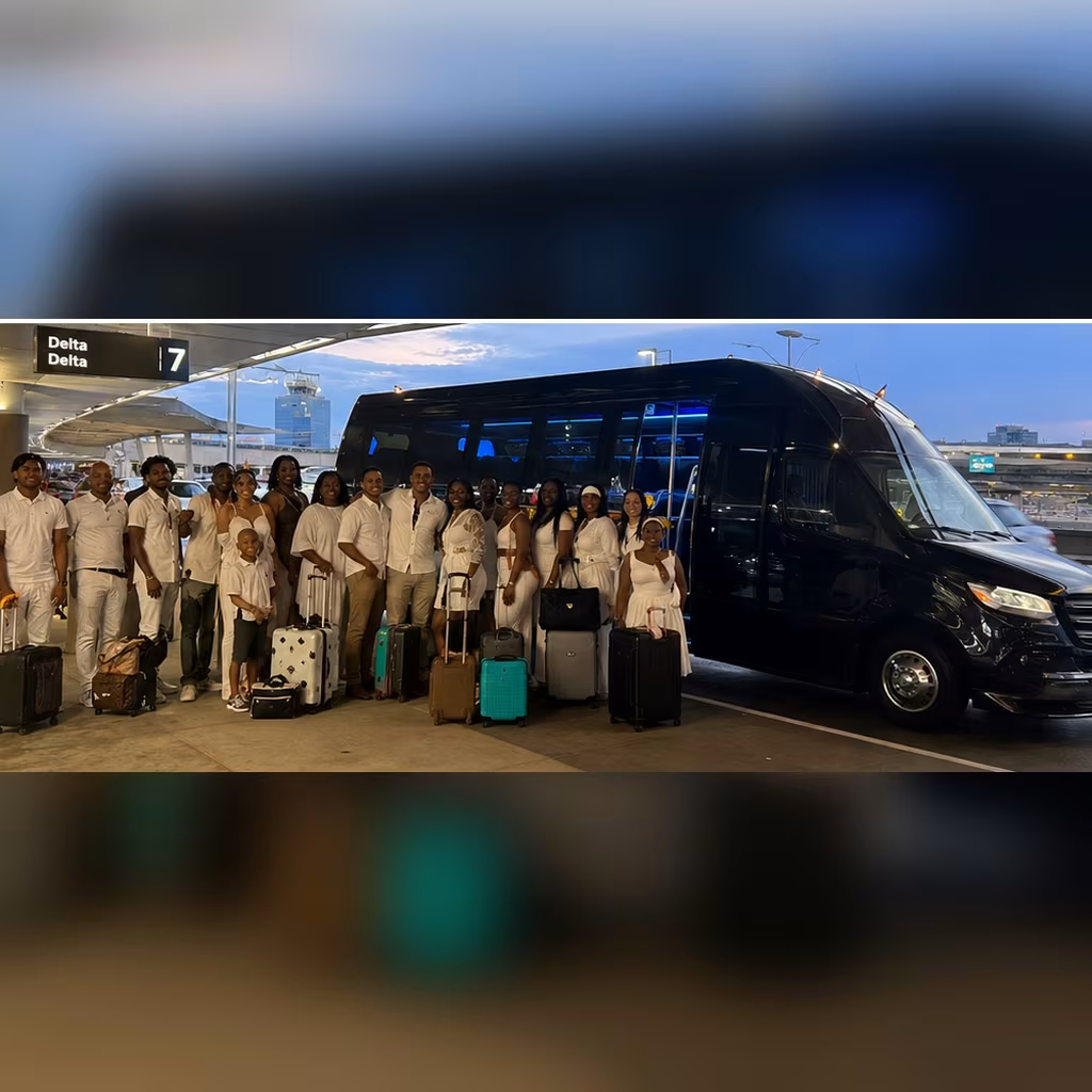 Private event transportation party bus interior LED lighting 10 for a metro Atlanta private event party bus rental
